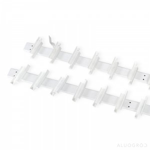 Profil aluminiowy na 11 uchwytów - 1003mm - biały